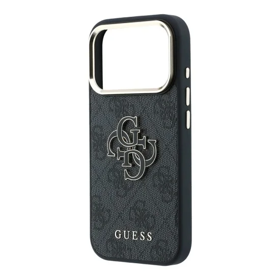 Калъф Guess Hardcase 4G Big Resin Logo (GUHCP18X6P4SRMLK) - iPhone 18 Pro Max - Черен