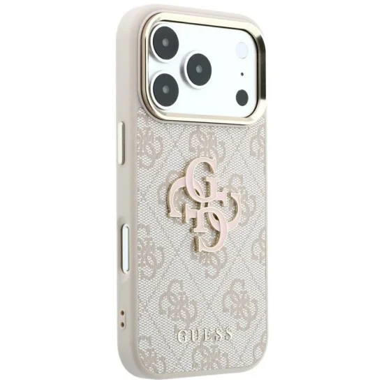 Guess - Hardcase 4G Big Resin Logo (GUHCP18X6P4SRMLP) - iPhone 18 Pro Max / iPhone 17 Pro Max - Pink