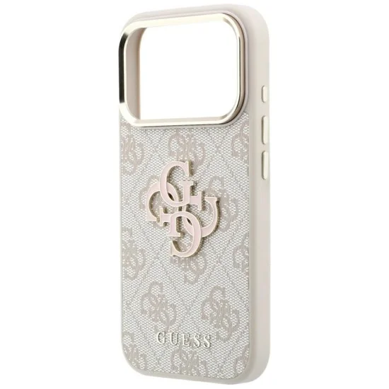 Guess - Hardcase 4G Big Resin Logo (GUHCP18X6P4SRMLP) - iPhone 18 Pro Max / iPhone 17 Pro Max - Pink