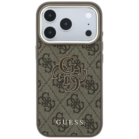 Guess - Hardcase 4G Big Resin Logo (GUHCP18X6P4SRMLW) - iPhone 18 Pro Max / iPhone 17 Pro Max - Brown