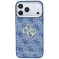 Калъф Guess Hardcase 4G Big Strass Logo (GUHCP18X6P4DSMLB) - iPhone 18 Pro Max / iPhone 17 Pro Max - Син