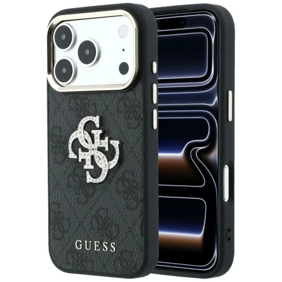 Калъф Guess Hardcase 4G Big Strass Logo (GUHCP18X6P4DSMLK) - iPhone 18 Pro Max / iPhone 17 Pro Max - Черен