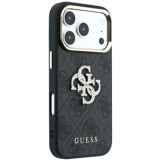 Калъф Guess Hardcase 4G Big Strass Logo (GUHCP18X6P4DSMLK) - iPhone 18 Pro Max / iPhone 17 Pro Max - Черен