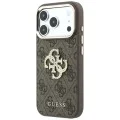 Калъф Guess Hardcase 4G Big Strass Logo (GUHCP18X6P4DSMLW) - iPhone 18 Pro Max / iPhone 17 Pro Max - Кафяв
