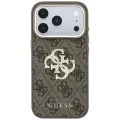 Калъф Guess Hardcase 4G Big Strass Logo (GUHCP18X6P4DSMLW) - iPhone 18 Pro Max / iPhone 17 Pro Max - Кафяв