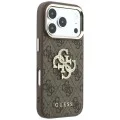 Калъф Guess Hardcase 4G Big Strass Logo (GUHCP18X6P4DSMLW) - iPhone 18 Pro Max / iPhone 17 Pro Max - Кафяв