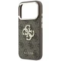 Калъф Guess Hardcase 4G Big Strass Logo (GUHCP18X6P4DSMLW) - iPhone 18 Pro Max / iPhone 17 Pro Max - Кафяв