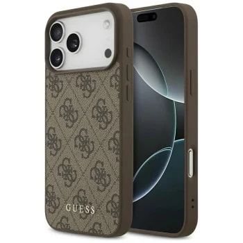 Калъф Guess Hardcase 4G Classic Logo (GUHCP18LG4GFBR) - iPhone 18 Pro - Кафяв