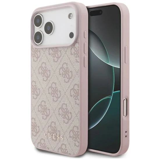 Калъф Guess Hardcase 4G Classic Logo (GUHCP18LG4GFPI) - iPhone 18 Pro - Розов