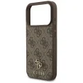 Калъф Guess Hardcase 4G Small & Classic MagSafe (GUHMP18LP4SM4MW) - iPhone 18 Pro / iPhone 17 Pro - Кафяв