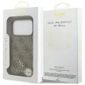 Калъф Guess Hardcase 4G Small & Classic MagSafe (GUHMP18LP4SM4MW) - iPhone 18 Pro / iPhone 17 Pro - Кафяв
