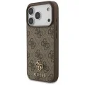 Калъф Guess Hardcase 4G Small & Classic MagSafe (GUHMP18LP4SM4MW) - iPhone 18 Pro / iPhone 17 Pro - Кафяв
