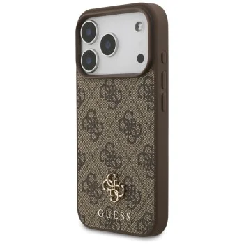Калъф Guess Hardcase 4G Small & Classic MagSafe (GUHMP18LP4SM4MW) - iPhone 18 Pro / iPhone 17 Pro - Кафяв