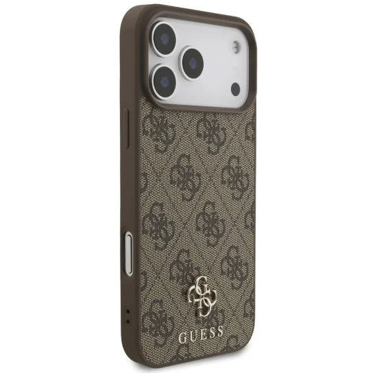Калъф Guess Hardcase 4G Small & Classic MagSafe (GUHMP18XP4SM4MW) - iPhone 18 Pro Max / iPhone 17 Pro Max - Кафяв