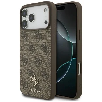 Калъф Guess Hardcase 4G Small & Classic MagSafe (GUHMP18XP4SM4MW) - iPhone 18 Pro Max / iPhone 17 Pro Max - Кафяв