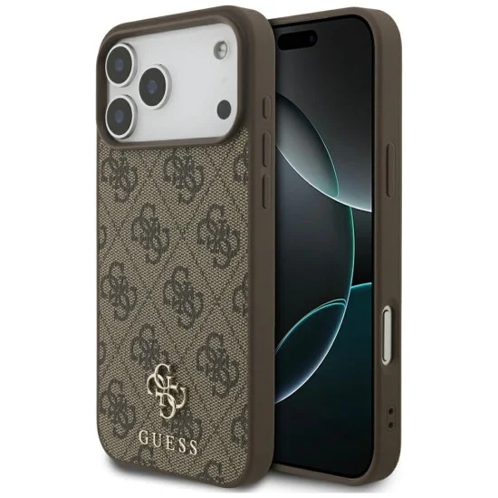 Калъф Guess Hardcase 4G Small & Classic MagSafe (GUHMP18XP4SM4MW) - iPhone 18 Pro Max / iPhone 17 Pro Max - Кафяв