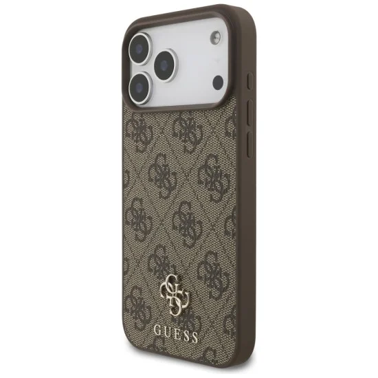 Калъф Guess Hardcase 4G Small & Classic MagSafe (GUHMP18XP4SM4MW) - iPhone 18 Pro Max / iPhone 17 Pro Max - Кафяв
