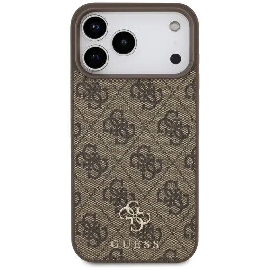 Калъф Guess Hardcase 4G Small & Classic MagSafe (GUHMP18XP4SM4MW) - iPhone 18 Pro Max / iPhone 17 Pro Max - Кафяв