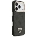 Калъф Guess Hardcase 4G Triangle Logo MagSafe (GUHMP18LP4GTDGMK) - iPhone 18 Pro / iPhone 17 Pro - Черен