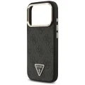 Калъф Guess Hardcase 4G Triangle Logo MagSafe (GUHMP18LP4GTDGMK) - iPhone 18 Pro / iPhone 17 Pro - Черен