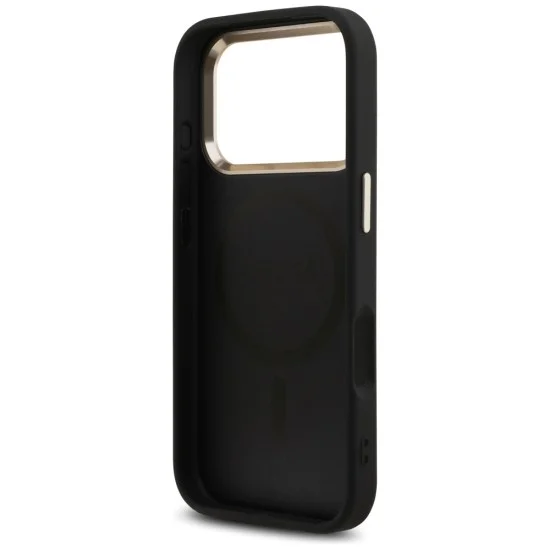 Калъф Guess Hardcase 4G Triangle Logo MagSafe (GUHMP18LP4GTDGMK) - iPhone 18 Pro / iPhone 17 Pro - Черен