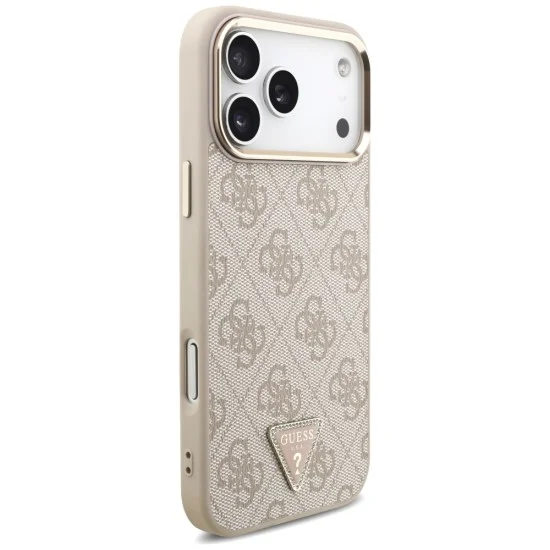 Калъф Guess Hardcase 4G Triangle Logo MagSafe (GUHMP18XP4GTDGMP) - iPhone 18 Pro Max / iPhone 17 Pro Max - Розов
