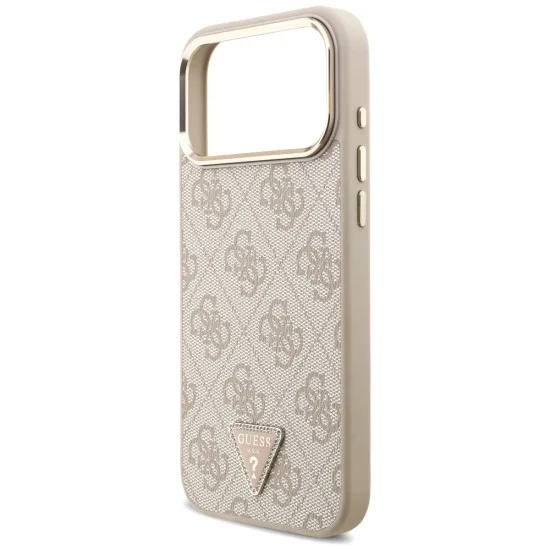 Калъф Guess Hardcase 4G Triangle Logo MagSafe (GUHMP18XP4GTDGMP) - iPhone 18 Pro Max / iPhone 17 Pro Max - Розов