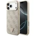 Калъф Guess Hardcase 4G Triangle Logo MagSafe (GUHMP18XP4GTDGMP) - iPhone 18 Pro Max / iPhone 17 Pro Max - Розов