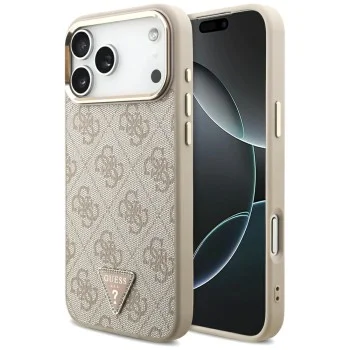 Калъф Guess Hardcase 4G Triangle Logo MagSafe (GUHMP18XP4GTDGMP) - iPhone 18 Pro Max / iPhone 17 Pro Max - Розов