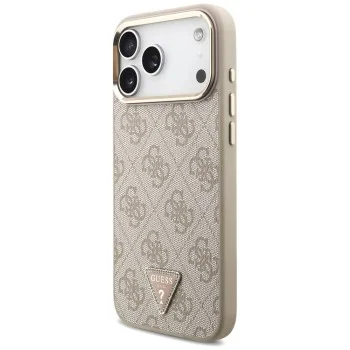 Калъф Guess Hardcase 4G Triangle Logo MagSafe (GUHMP18XP4GTDGMP) - iPhone 18 Pro Max / iPhone 17 Pro Max - Розов