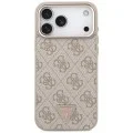 Калъф Guess Hardcase 4G Triangle Logo MagSafe (GUHMP18XP4GTDGMP) - iPhone 18 Pro Max / iPhone 17 Pro Max - Розов