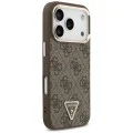 Калъф Guess Hardcase 4G Triangle Logo MagSafe (GUHMP18XP4GTDGMW) - iPhone 18 Pro Max / iPhone 17 Pro Max - Кафяв