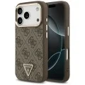 Калъф Guess Hardcase 4G Triangle Logo MagSafe (GUHMP18XP4GTDGMW) - iPhone 18 Pro Max / iPhone 17 Pro Max - Кафяв