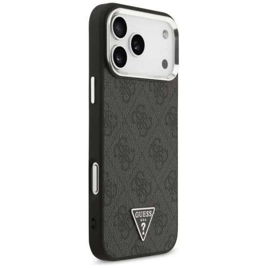 Калъф Guess Hardcase 4G Triangle Logo MagSafe (GUHMP18XP4TSRCMK) - iPhone 18 Pro Max / iPhone 17 Pro Max - Черен