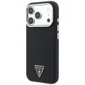Калъф Guess Kevlar Triangle Logo MagSafe (GUHMP18L6PWKSGTK) - iPhone 18 Pro / iPhone 17 Pro - Черен