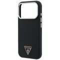 Калъф Guess Kevlar Triangle Logo MagSafe (GUHMP18L6PWKSGTK) - iPhone 18 Pro / iPhone 17 Pro - Черен