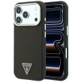 Калъф Guess Kevlar Triangle Logo MagSafe (GUHMP18L6PWKSGTW) - iPhone 18 Pro / iPhone 17 Pro - Кафяв