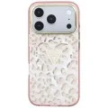 Калъф Guess Leopard Glitter Triangle Logo MagSafe (GUHMP18XHLEGTGLP) - iPhone 18 Pro Max / iPhone 17 Pro Max - Розов
