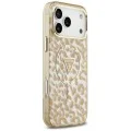 Калъф Guess Leopard Glitter Triangle Logo MagSafe (GUHMP18XHLEGTGLW) - iPhone 18 Pro Max / iPhone 17 Pro Max - Кафяв