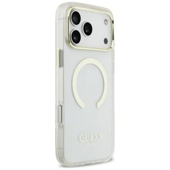 Калъф Guess Metal Outline MagSafe (GUHMP18XHTRMD) - iPhone 18 Pro Max / iPhone 17 Pro Max - Златист