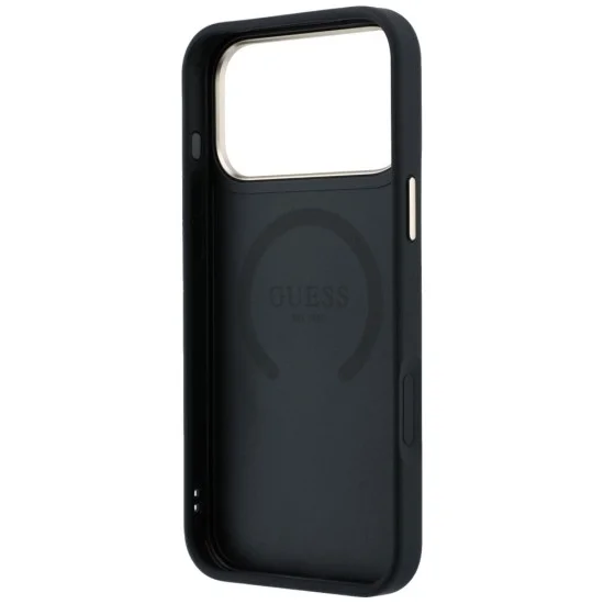 Guess - Peony 4G Small Logo MagSafe (GUHMP18L6PGS4NPK) - iPhone 18 Pro / iPhone 17 Pro - Black