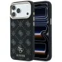 Калъф Guess - Peony 4G Small Logo MagSafe (GUHMP18L6PGS4NPK) - iPhone 18 Pro / iPhone 17 Pro - Черен
