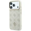Guess - Peony 4G Small Logo MagSafe (GUHMP18X6PGS4NPE) - iPhone 18 Pro Max / iPhone 17 Pro Max - Beige