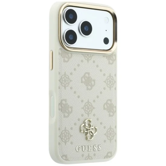 Guess - Peony 4G Small Logo MagSafe (GUHMP18X6PGS4NPE) - iPhone 18 Pro Max / iPhone 17 Pro Max - Beige