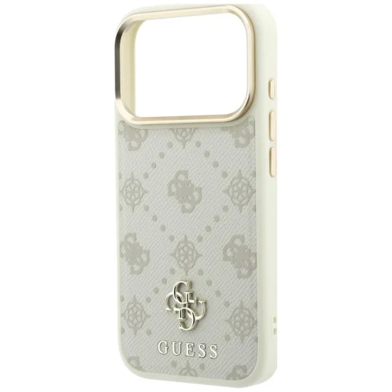 Guess - Peony 4G Small Logo MagSafe (GUHMP18X6PGS4NPE) - iPhone 18 Pro Max / iPhone 17 Pro Max - Beige