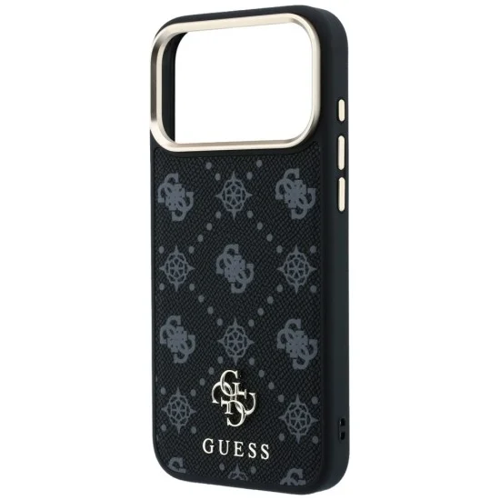 Guess - Peony 4G Small Logo MagSafe (GUHMP18X6PGS4NPK) - iPhone 18 Pro Max / iPhone 17 Pro Max - Black