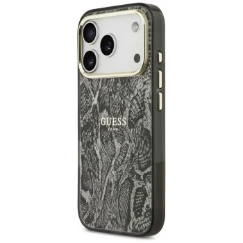 Калъф Guess Python Pattern MagSafe (GUHMP18LHIMPYGK) - iPhone 18 Pro / iPhone 17 Pro - Черен