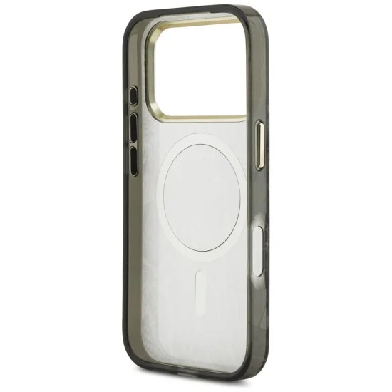 Калъф Guess Python Pattern MagSafe (GUHMP18LHIMPYGK) - iPhone 18 Pro / iPhone 17 Pro - Черен