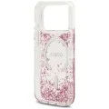 Guess - Resin Bottom Glitter MagSafe (GUHMP18LRGRGEP) - iPhone 18 Pro / iPhone 17 Pro - Pink