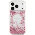 Guess - Resin Bottom Glitter MagSafe (GUHMP18XRGRGEP) - iPhone 18 Pro Max / iPhone 17 Pro Max - Pink